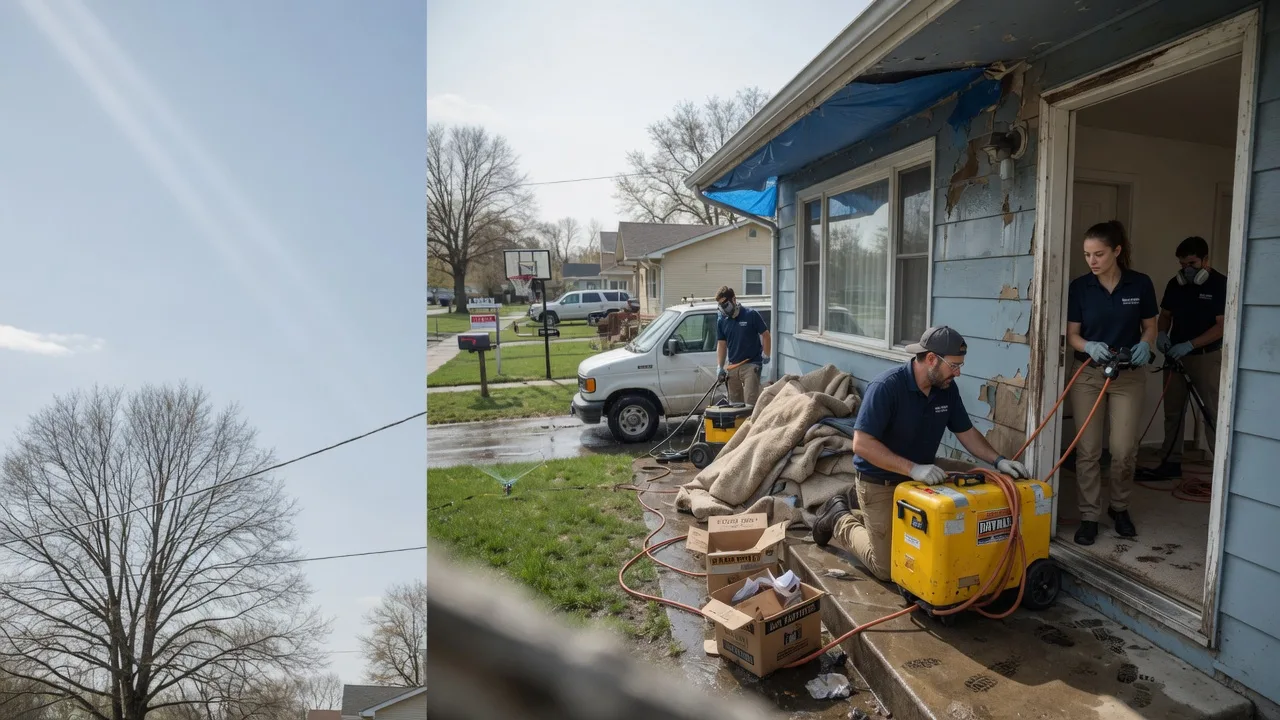 Basement Flood Cleanup in Krebs, OK near me